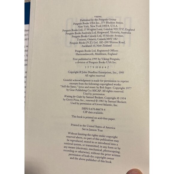 Rebound: The Odyssey Of Michael Jordan By Bob Greene Hardcover Book - Picture 11 of 13